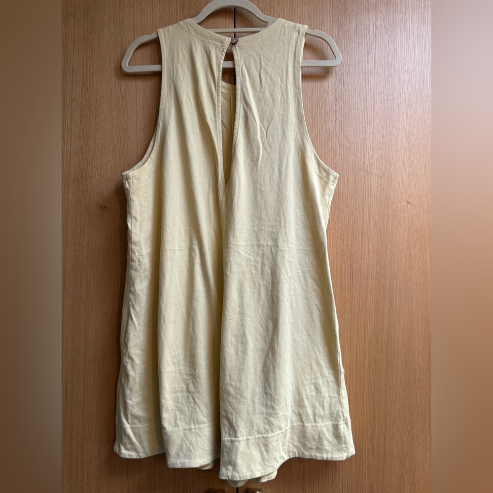 FREE PEOPLE Elliot romper size M in light yellow - Picture 7 of 10